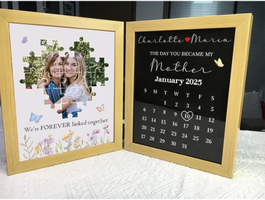 Pieces of Motherhood Customizable Puzzle Frame