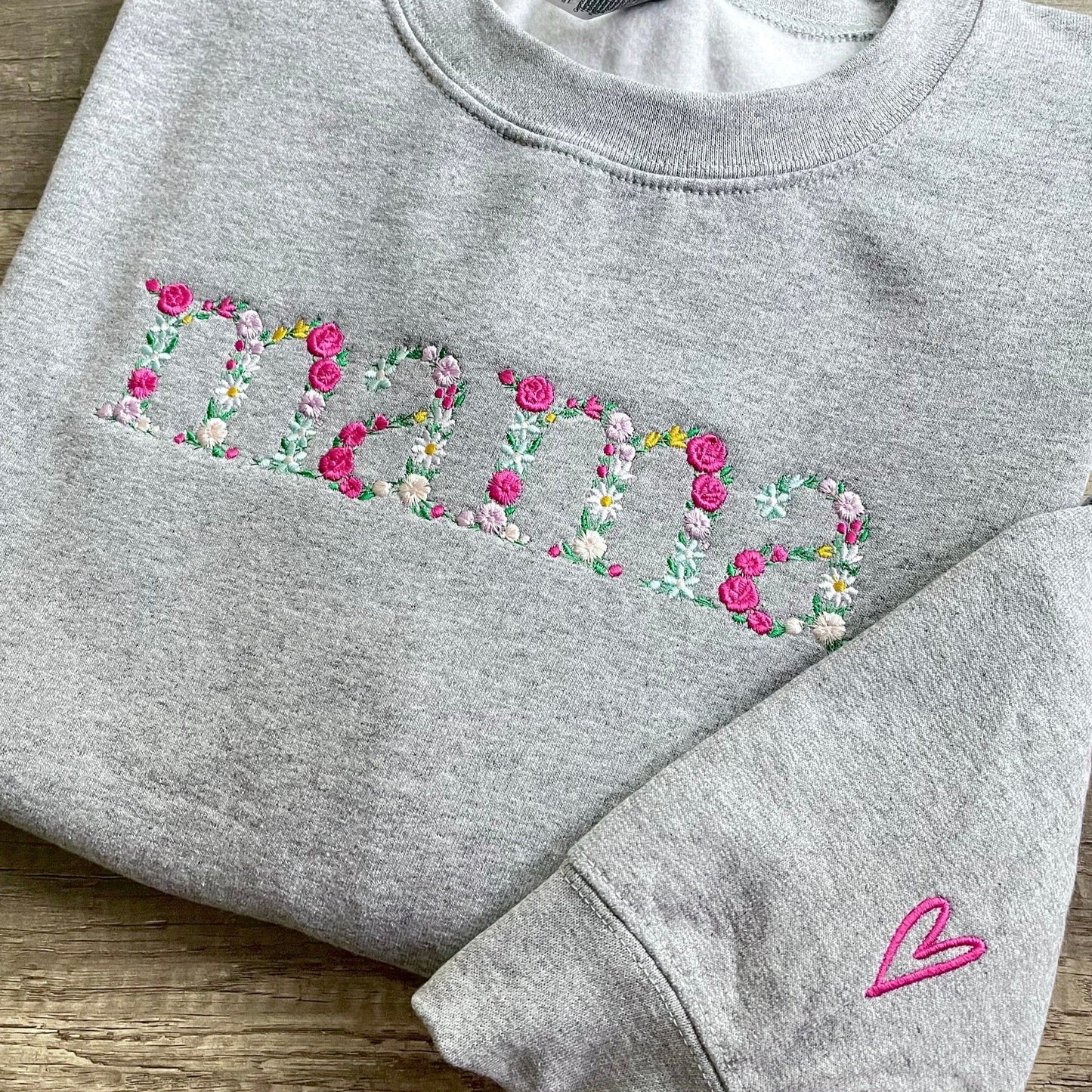 Personalized Floral Mama T-shirt/Sweatshirt/Hoodie