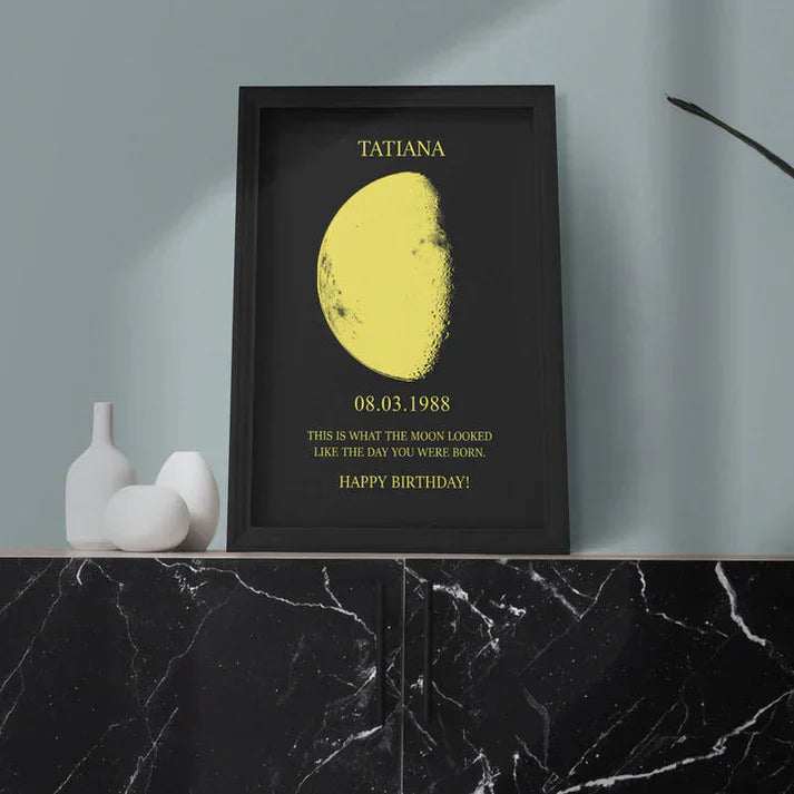 Custom Moon Phase Love Art Frame