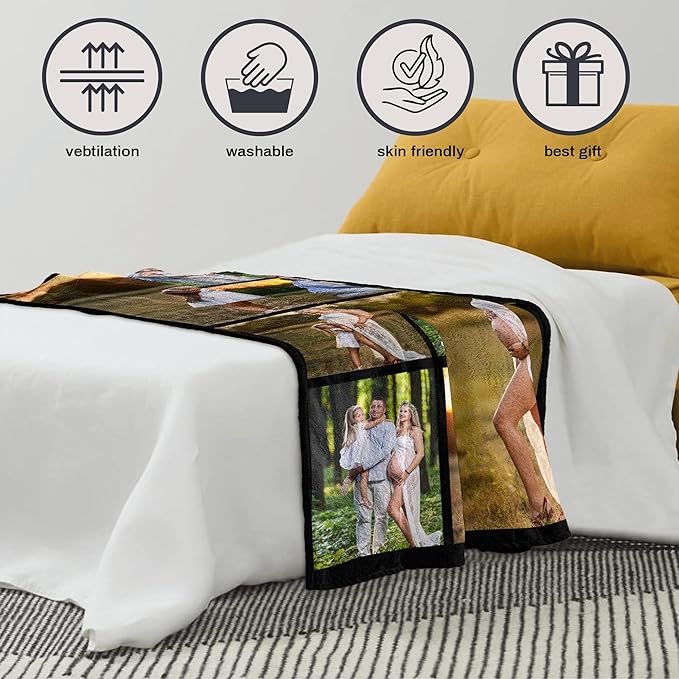 Couverture photo personnalisée–Cadeau familial