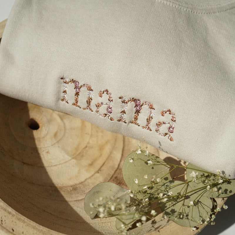 Personalized Floral Mama T-shirt/Sweatshirt/Hoodie