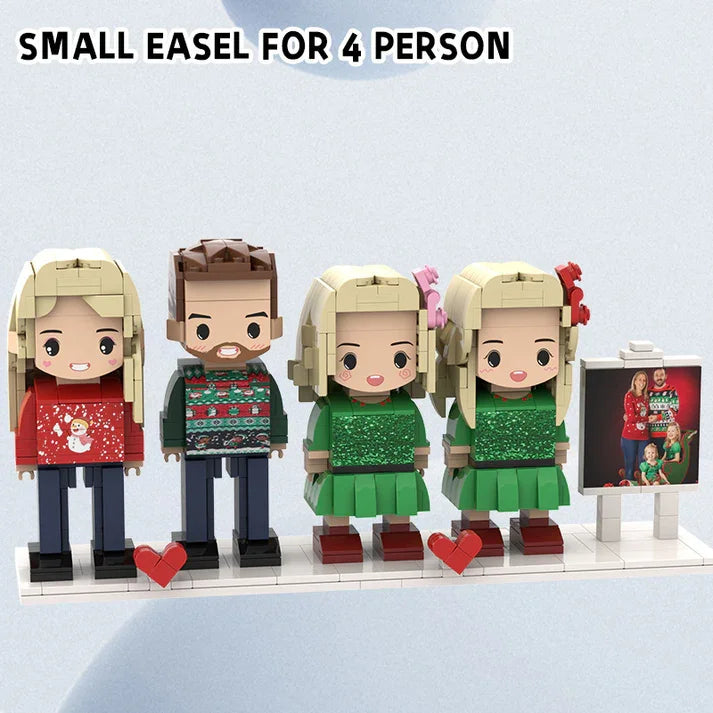Custom DIY Portrait Figures–🔥High-Quality Personalized Brick Set
