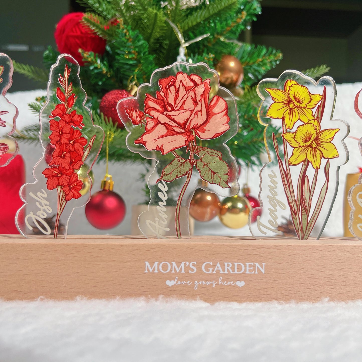 Personalized Birth Flower LED Lamp – From the Heart