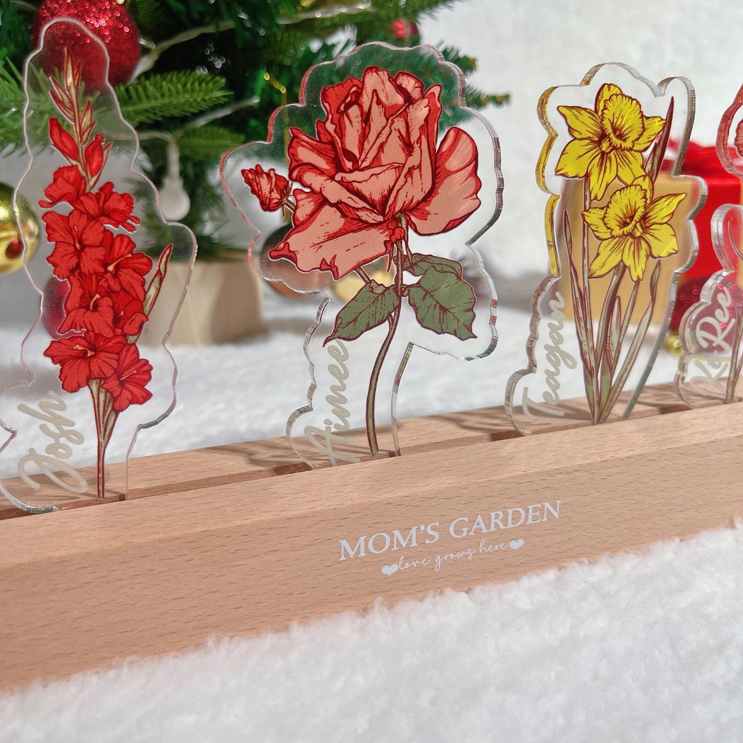 Personalized Birth Flower LED Lamp – From the Heart