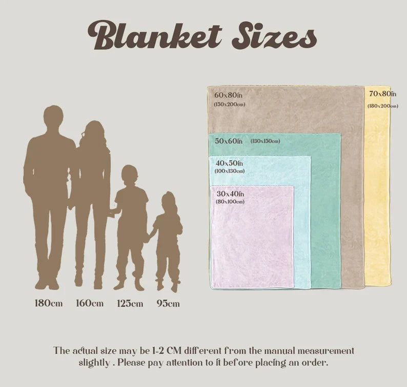 Custom Music and Photo Starlight Blanket A001